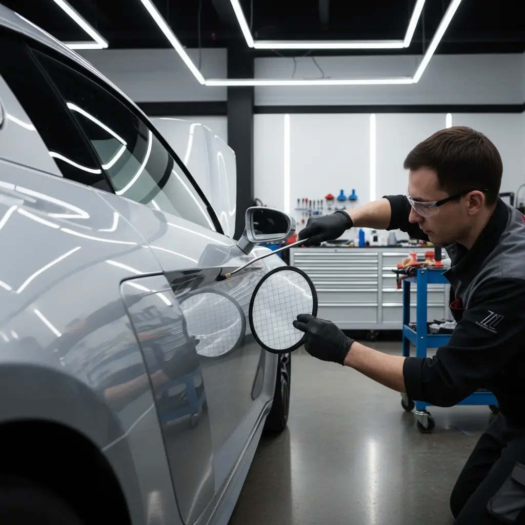 Dent repair services background